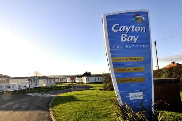Cayton Bay Caravan Park.. pic Richard Ponter 155013