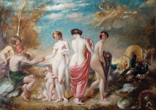 The Judgement of Paris by William Etty which is is the Scarborough Collections.