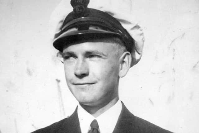 Mr Seymour during his time in the Navy.