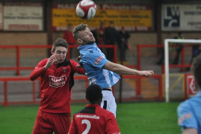 Tom Corner in action this season