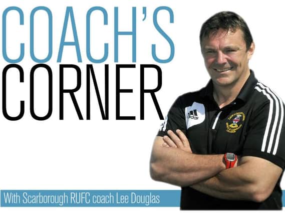 SRUFC coach Lee Douglas' weekly column
