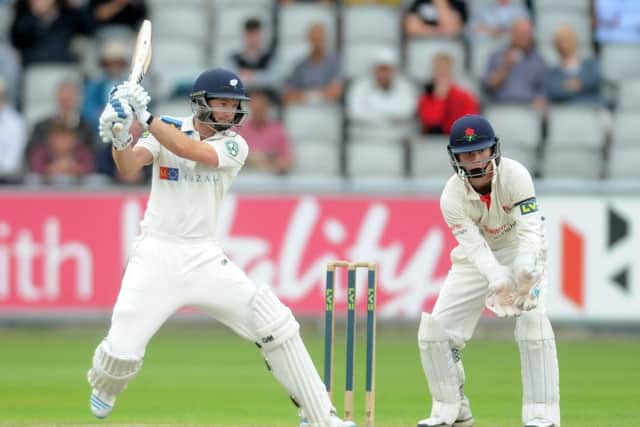 Whitby's Adam Lyth in action for Yorkshire CCC