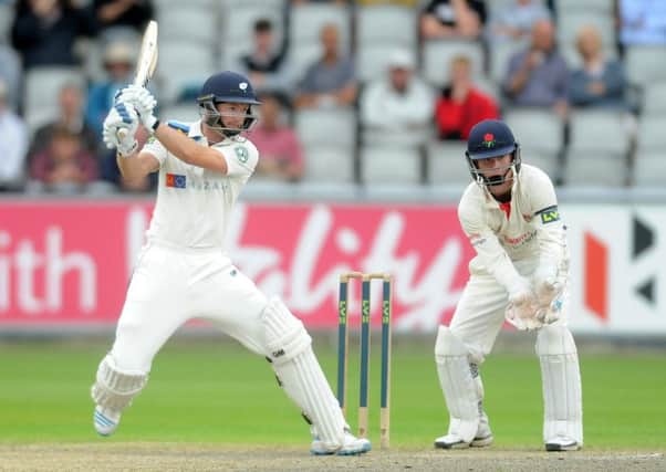 Whitby's Adam Lyth in action for Yorkshire CCC
