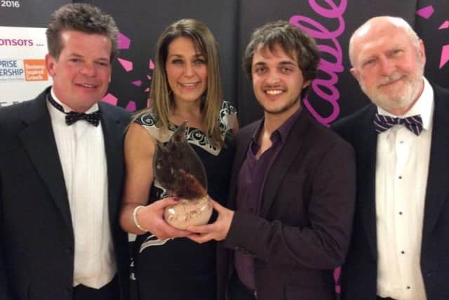 The Folly Lake Cafe receive the Remarkable Cuppa award. Picture: VHEY