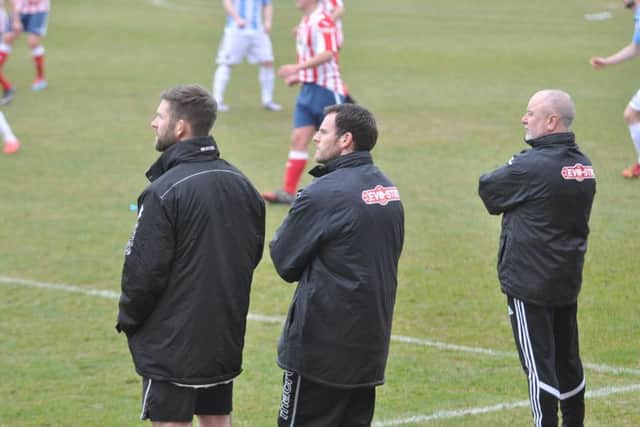 Boro's management team at Witton
