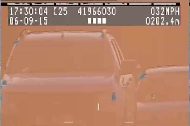 The smoke grenade obscured the police's vision