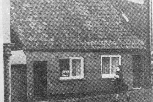 The pan-tiled building pictured in the 1950s in Low Conduit Street, now Princess Square, was the site of Scarboroughs rst hospital.