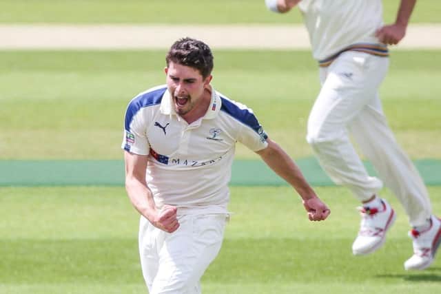 Yorkshire's Will Rhodes.