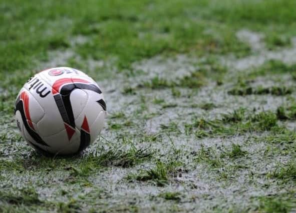 The recent wet weather has hit the local football schedule