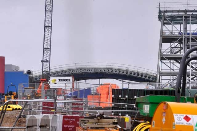 Scarborough's new Water Park under construction