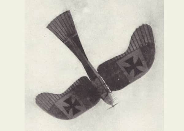 A German Rumpler Taube Monoplane.