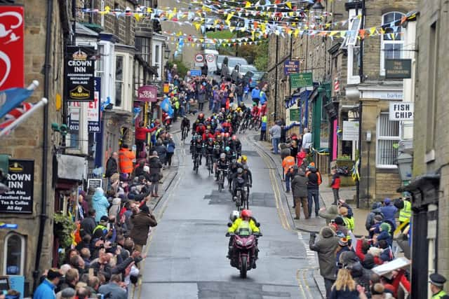 The Tour de Yorkshire passes through Pateley Bridge on stage one.  Picture Tony Johnson