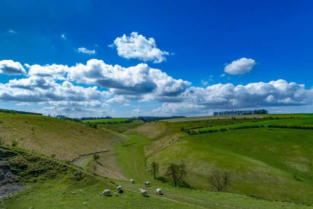 Temperatures are set to hit 22C across Yorkshire (including Thixendale pictured above) this weekend.