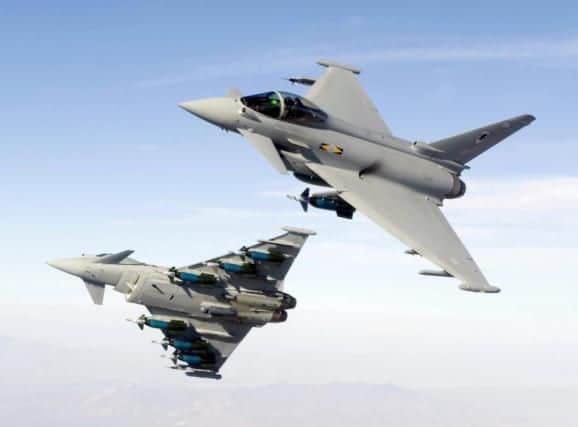 Typhoon Jets caused a sonic boom in Yorkshire on Monday... or was it aliens?