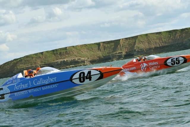 Powerboats racing in last year's P1 event at South Bay, Scarborough