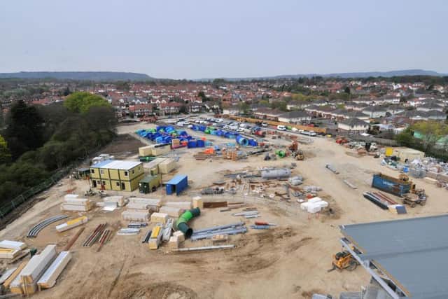The view from the top of the Water Park Tower