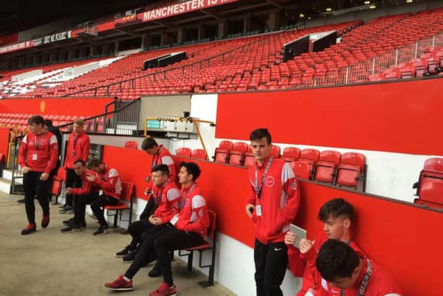 The football scholars at Old Trafford