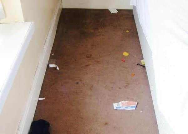 The ex-servicemen said they encountered mould, litter and even suffered flea bites