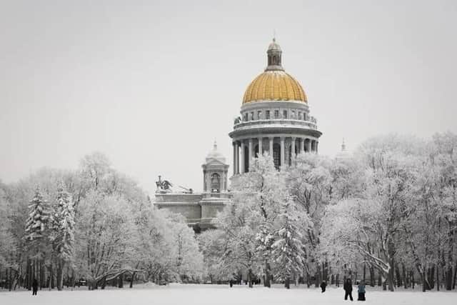 St Petersburg in Russia will be warmer than some parts of the UK this weekend