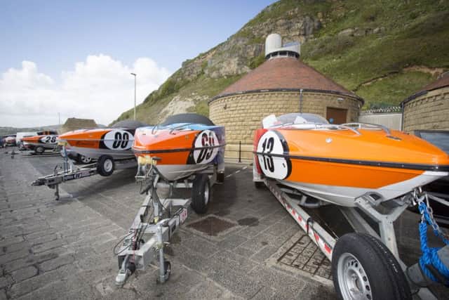 Powerboats raring to go in Scarborough