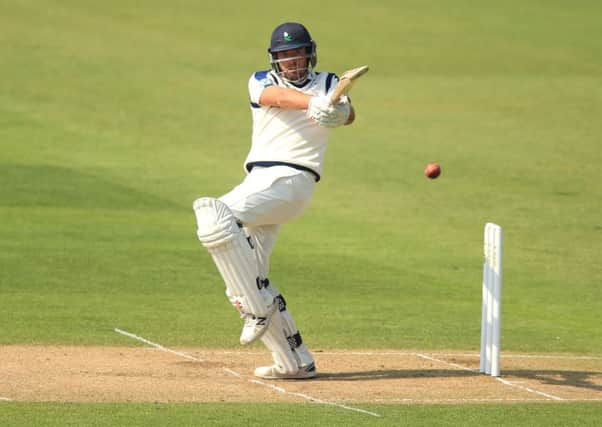 Yorkshire's Jack Leaning steered his side to safety in Taunton.