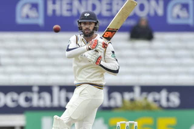 Liam Plunkett was unbeaten at the end of the match alongside Yorkshire team-mate, Jack Leaning.