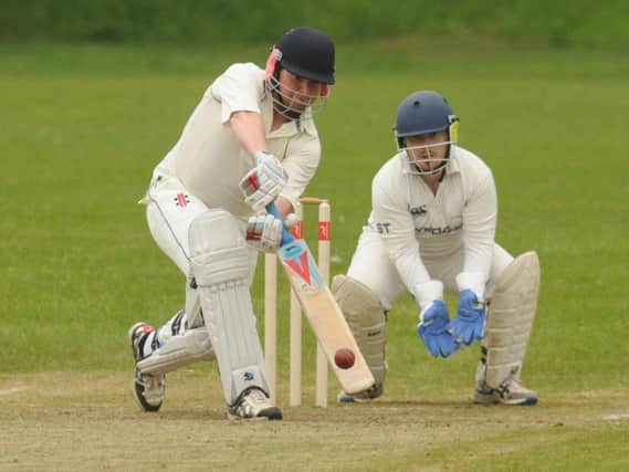Flamborough in batting action on their way to victory against Ryedale in Division Three. Picture: Dom Taylor.