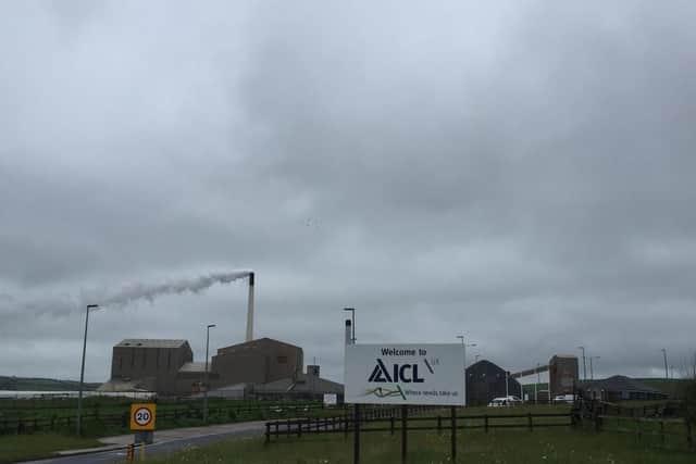 The scene at Boulby Mine this morning