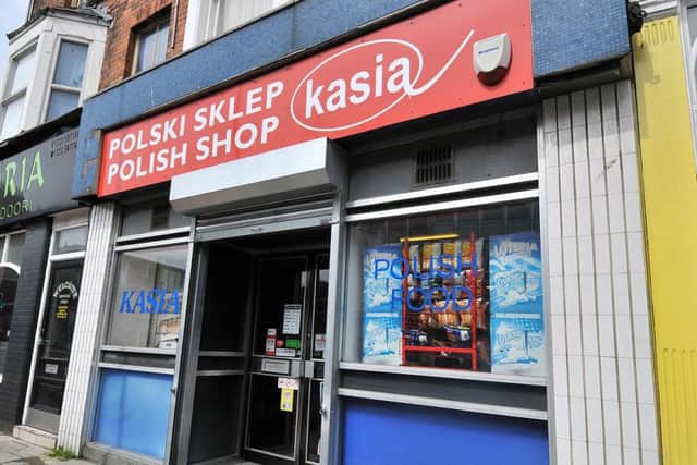Polish shops have become a welcome sight in Scarborough's shopping district