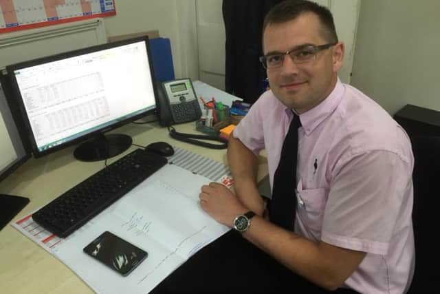Latvian Didzis Rolavs works at Flamingo Land