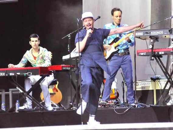 Will Young performing at Scarborough's Open Air Theatre