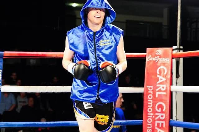 Scarborough's George Rhodes Jnr takes on Steven Backhouse in Scunthorpe on Saturday July 16