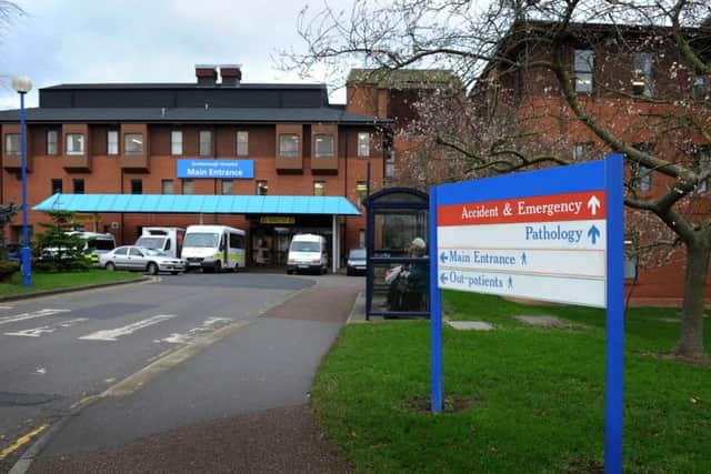 Patients waiting outside Bridlingtons closest Accident and Emergency Department