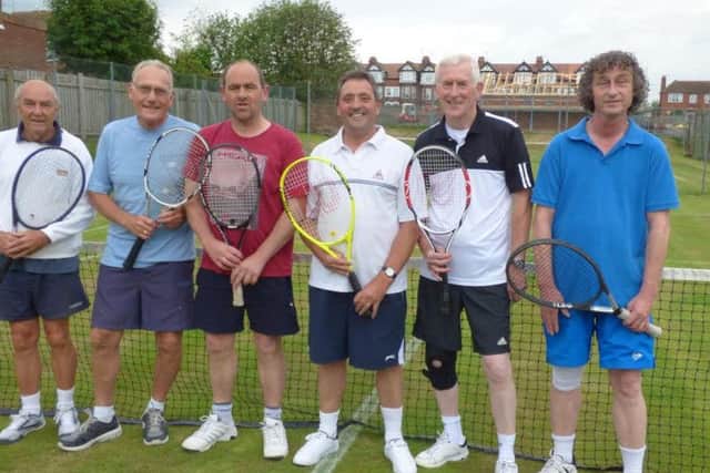 Filey Men's team, from left, David Hudghton, Mike Newby, Kevin Brown, John Sellers, Mark Lewis ans Paul Owen