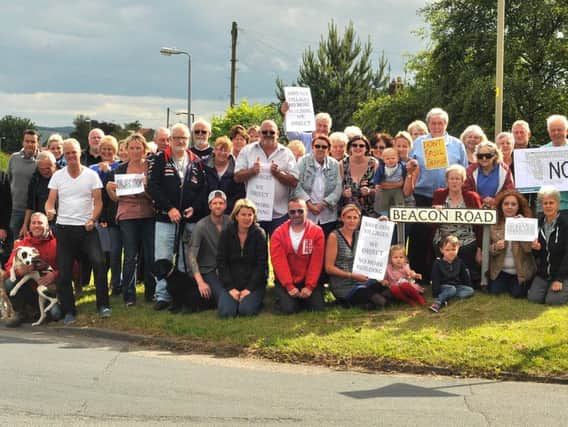 Residents against the development