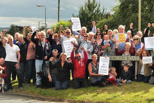 Residents protested in a professional and civilised manner.