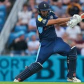 Jack Leaning produced some meaty blows in his 64 that helped Yorkshire to victory over Northants and into the T20 quarter-finals.