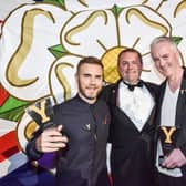 Gary Barlow, Sir Gary Verity & Tim Firth at the 2015 WRA at first direct arena, Leeds.