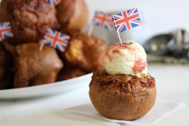 Ice-cream chef Giapo's Yorkshire Pudding cone