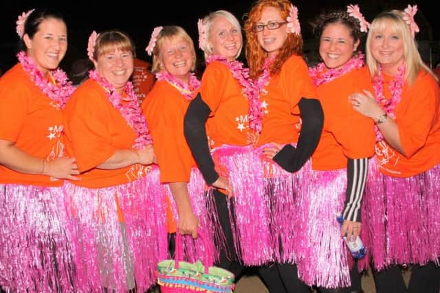 A group of fundraisers during last years Starlight Walk.