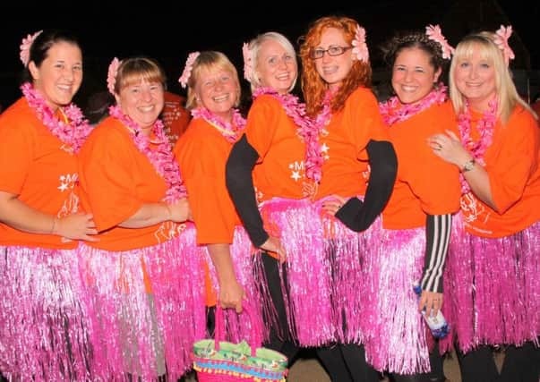 A group of fundraisers during last years Starlight Walk.