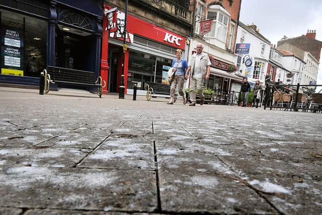 Gull mess in Scarborough