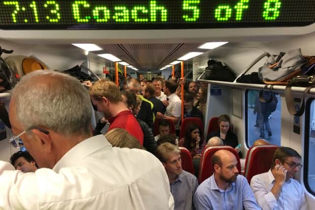 Passengers continue to be taken for a ride on overcrowded and late-running trains.