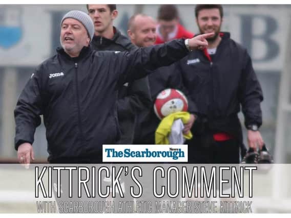 Kittrick's Comment with Boro boss Steve Kittrick
