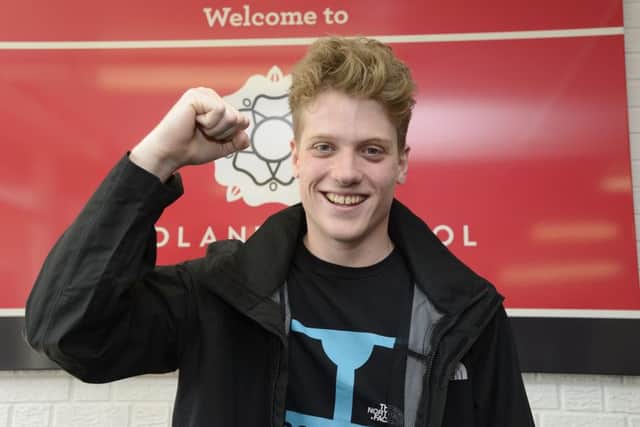 Headlands School Bridlington ''A'' Level results NBFP PA1633-5a Jack Garfield 18