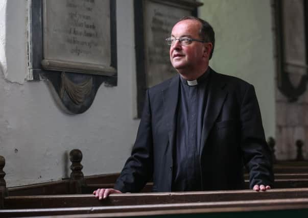 Reverend Michael George Timothy Gobbett at St Mary's Church in Whitby. w163503a Picture: Ceri Oakes