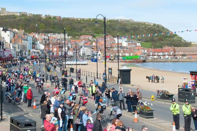 Foreshore Road - seen here during the Tour de Yorkshire - is in the restricted area