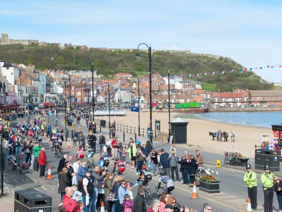 Foreshore Road - seen here during the Tour de Yorkshire - is in the restricted area