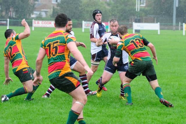 Graham Hogg made his debut for Scarborough in last week's defeat at Selby. Picture: Andy Standing