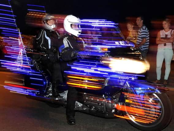 Goldwing LIght Parade
